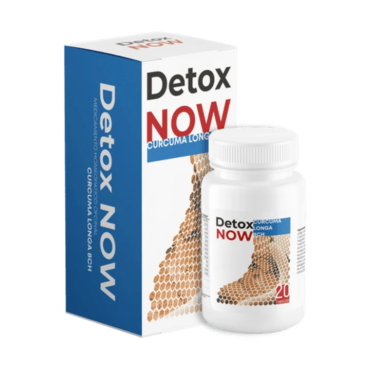 Detox Now cápsulas con cúrcuma